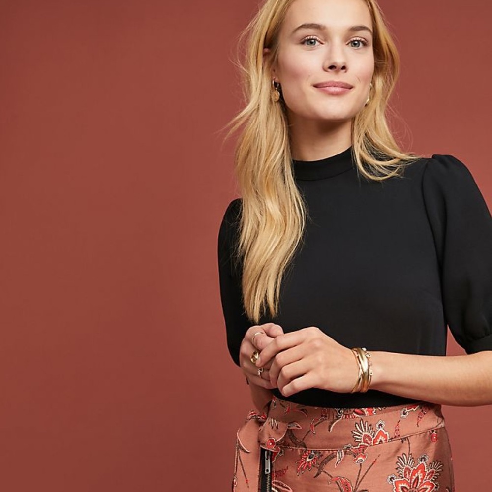 Maeve Black Blouse
